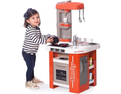Smoby Kuchyňka Tefal Studio červenobílá elektronická