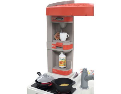 Smoby Kuchyňka Tefal Studio červenobílá elektronická