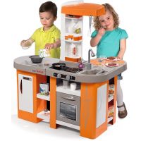 Smoby Kuchyňka Tefal Studio XL Bubble oranžovošedá elektronická - Poškozený obal 2