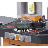 Smoby Kuchyňka Tefal Studio XL Bubble oranžovošedá elektronická - Poškozený obal 4