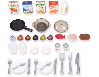Smoby Kuchyňka Tefal Studio XL Bubble oranžovošedá elektronická - Poškozený obal