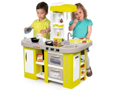 Smoby Kuchyňka Tefal Studio XL zeleno-šedá elektronická - Poškozený obal