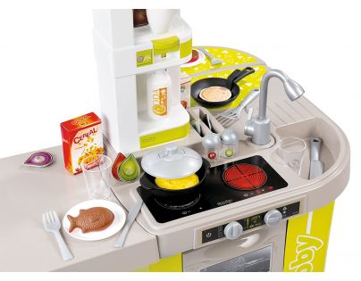 Smoby Kuchyňka Tefal Studio XL zeleno-šedá elektronická - Poškozený obal
