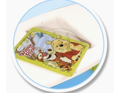 Smoby Medvídek Pů Piknikový stoleček Winnie se slunečníkem