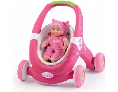 Smoby 160176 - Minikiss Baby odstrkovadlo 2v1
