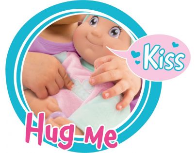 Smoby Minikiss Panenka 27 cm s dudlíkem se zvukem