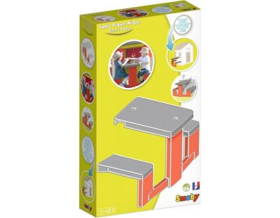 Smoby Piknikový stoleček s lavicemi k domečku