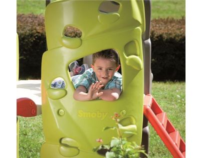 Smoby Prolézačka se skluzavkou a tyčí 150 cm
