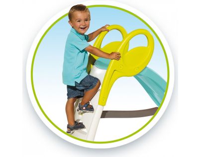 Smoby Skluzavka KS 150 cm s vlhčením tyrkysová a zelená