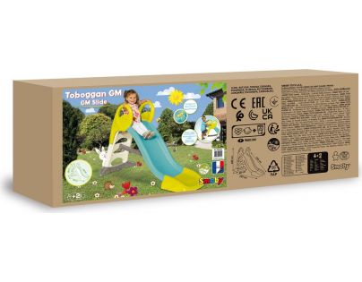 Smoby Skluzavka KS 150 cm s vlhčením tyrkysová a zelená