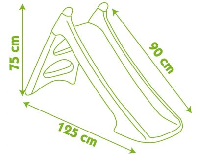 Smoby 310073 - Skluzavka XS 90cm Ledové království s vlhčením