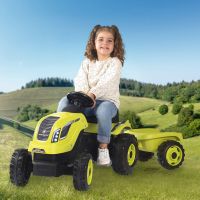 Smoby Šlapací traktor Farmer XL zelený s vozíkem 710130 3