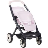 Smoby Sportovní kočárek pro panenky dvojčata Maxi Cosi sv. růžový