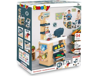 Smoby Supermarket Promo s nákupním vozíkem