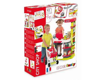 Smoby Supermarket červenozelený