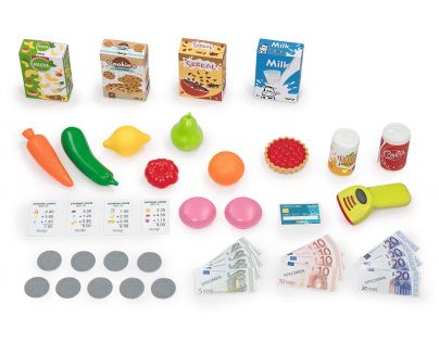 Smoby Supermarket s nákupním vozíkem a množstvím příslušenství