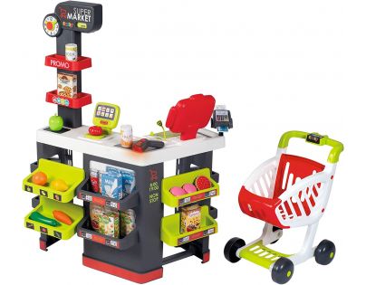 Smoby Supermarket velký červený displej