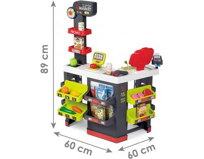 Smoby Supermarket velký červený displej