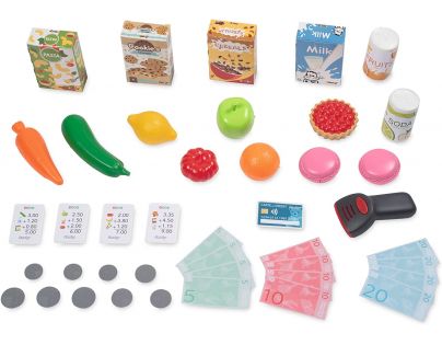 Smoby Supermarket velký červený displej