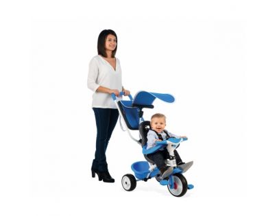 Smoby Tříkolka Baby Balade 2 3v1 modrá