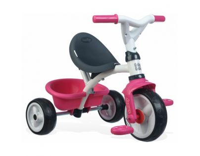 Smoby Tříkolka Baby Balade 2 3v1 růžová