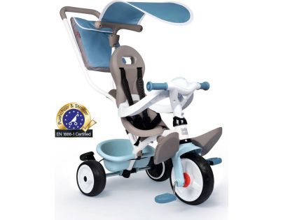 Smoby Tříkolka Baby Balade Plus modrá