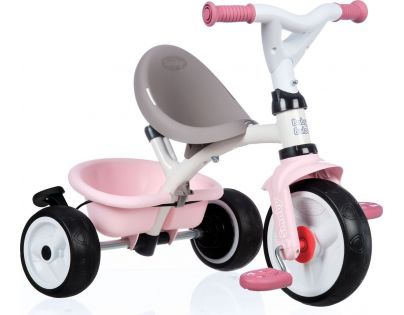Smoby Tříkolka Baby Balade Plus růžová