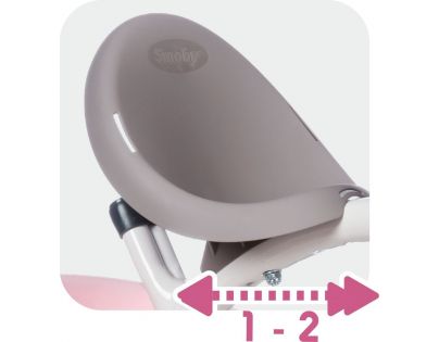 Smoby Tříkolka Baby Balade Plus růžová