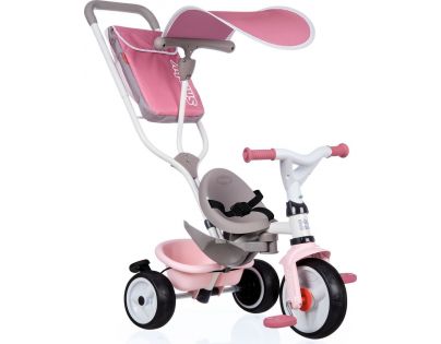 Smoby Tříkolka Baby Balade Plus růžová