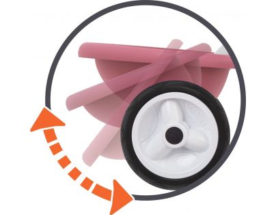 Smoby Tříkolka Be Move růžová 740332 - Poškozený obal