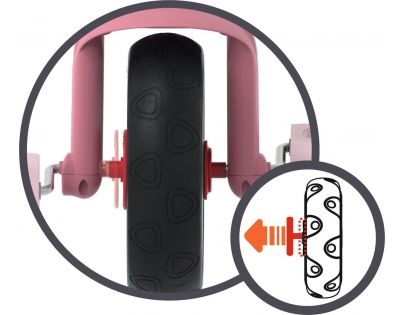 Smoby Tříkolka Be Move růžová 740332 - Poškozený obal