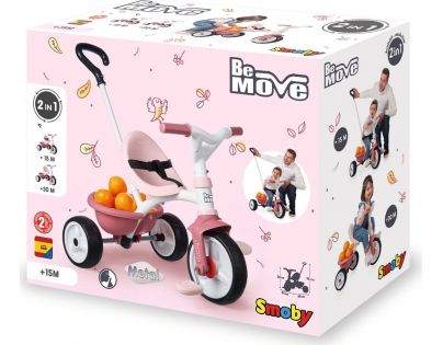 Smoby Tříkolka Be Move růžová 740332 - Poškozený obal
