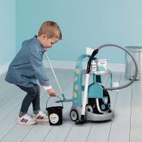 Smoby Vozík uklízecí s vysavačem tyrkysový 5