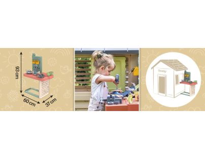 Smoby Zahradní dílna pro kutily k domečku Life