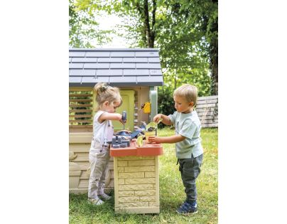 Smoby Zahradní dílna pro kutily k domečku Life