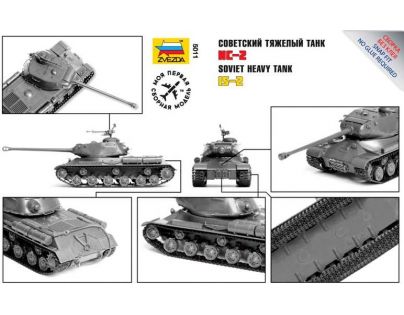 Zvezda Snap Kit tank IS-2 Stalin 1:72