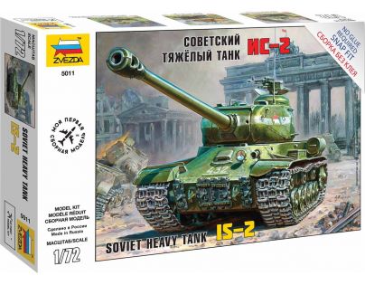 Zvezda Snap Kit tank IS-2 Stalin 1:72