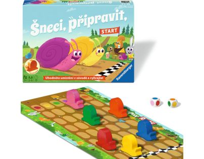 Ravensburger Šneci, připravit, START!