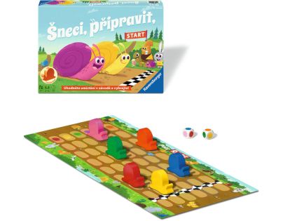 Ravensburger Šneci, připravit, START!