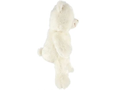Teddies Snílek medvěd bílý plyš 40 cm na baterie