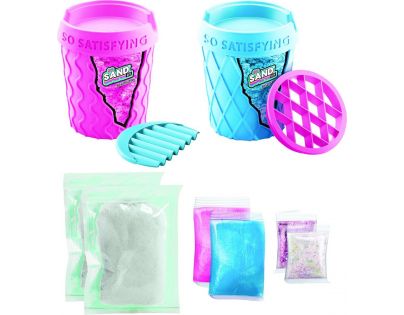 So Sand kouzelný písek 2pack fialový s modrým