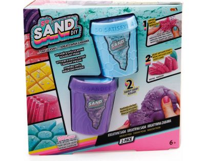 So Sand kouzelný písek 2pack fialový s modrým