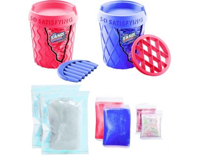 So Sand kouzelný písek 2pack růžový s modrým