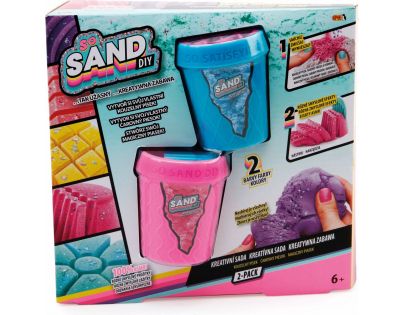 So Sand kouzelný písek 2pack růžový s modrým