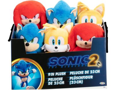 Jakks Sonic 2 Movie plyš 23 cm Sonic