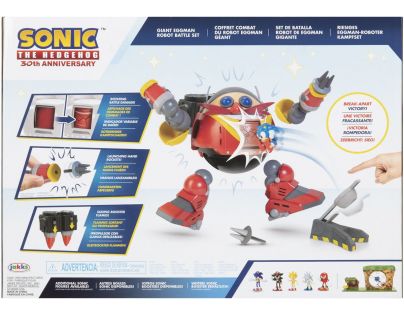 Jakks Sonic Bitevní sada Eggman obří bojový Robot