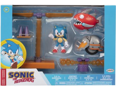Jakks Sonic Diorama Flying Battery Zone figurka