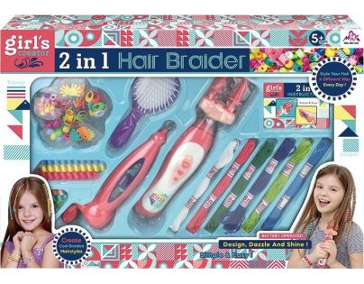 Made Souprava korálků k zaplétání do vlasů na baterie