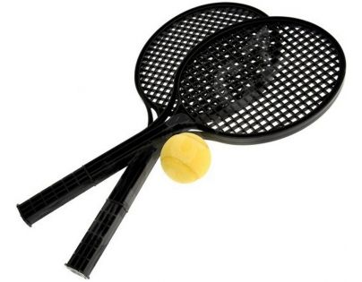 Frabar Souprava na líný tenis 2 pálky a míček Černá