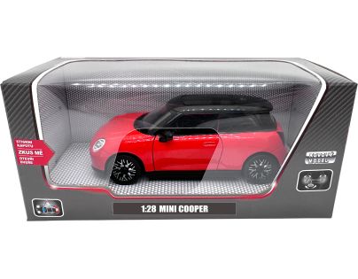 Sparkys 1:28 Mini Cooper červené